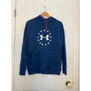 Under Armour Boys/Unisex Hoodie – Navy Blue – Size Medium